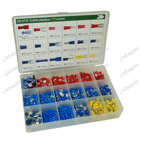 Assortiment Cosses isolées + pince