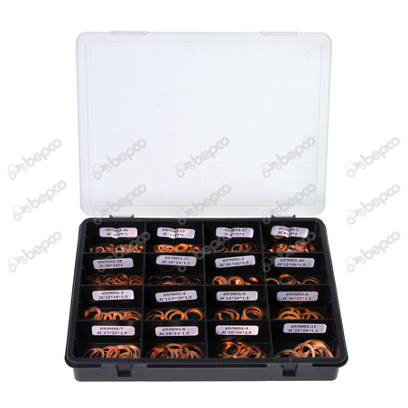 Assortiments joints métallos métriques (400 pcs)