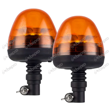 Paire de  gyrophares LED synchonisables 12 - 24 v