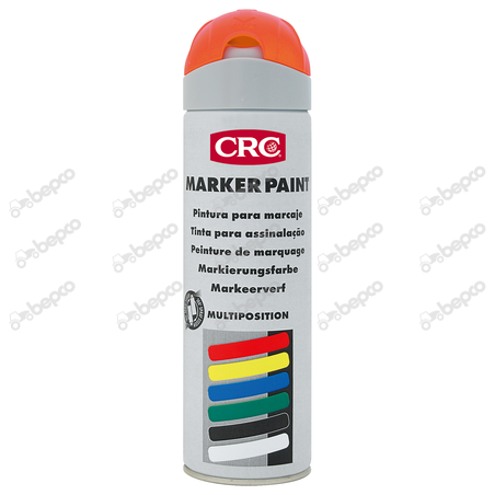 Bombe de chantier Orange Fluo CRC